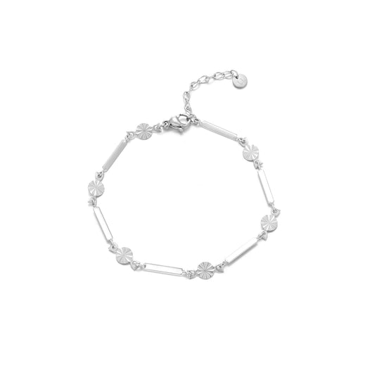 ''BLOCKCHAIN'' ZILVEREN ARMBAND