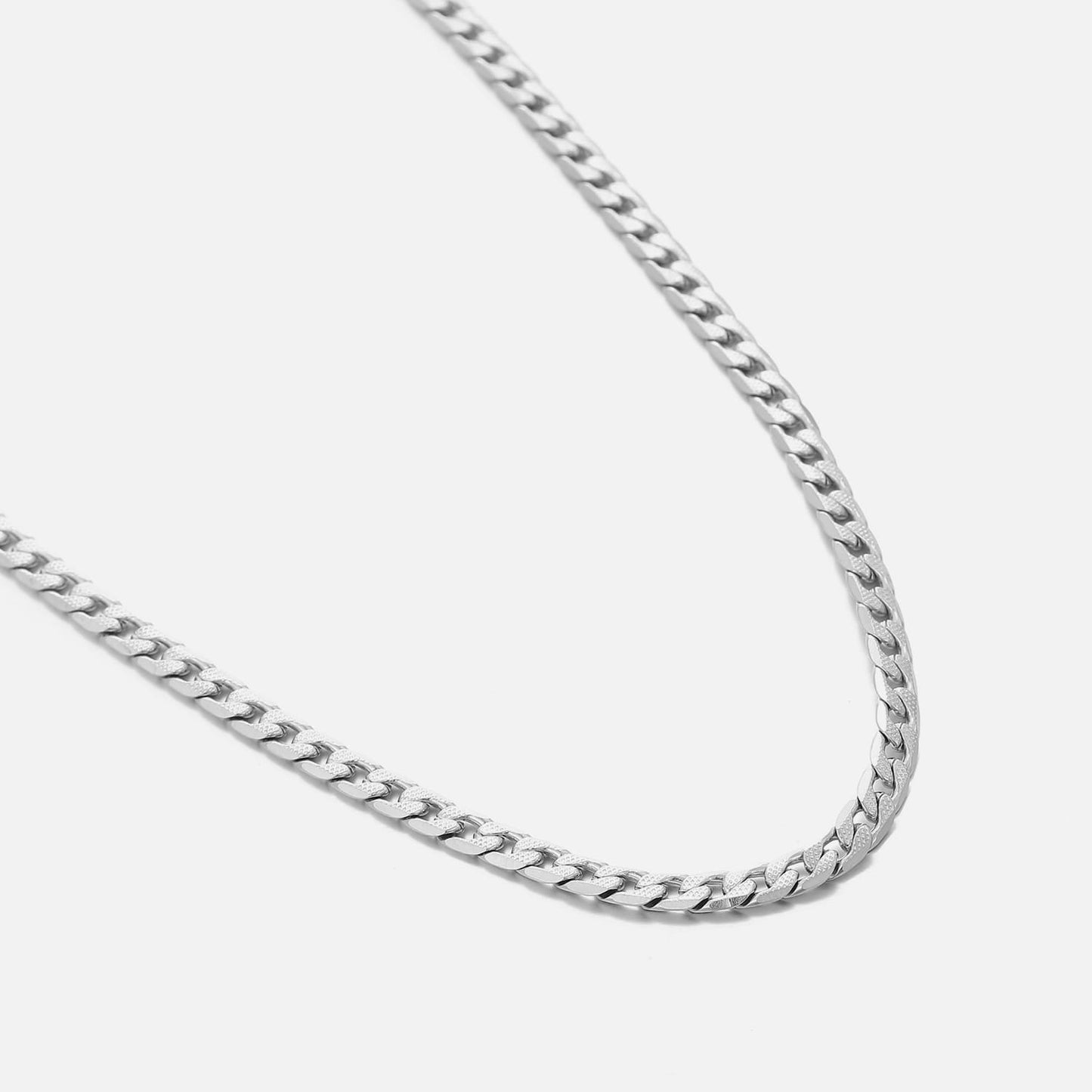''FANCY'' ZILVERE KETTING (4,5 mm)