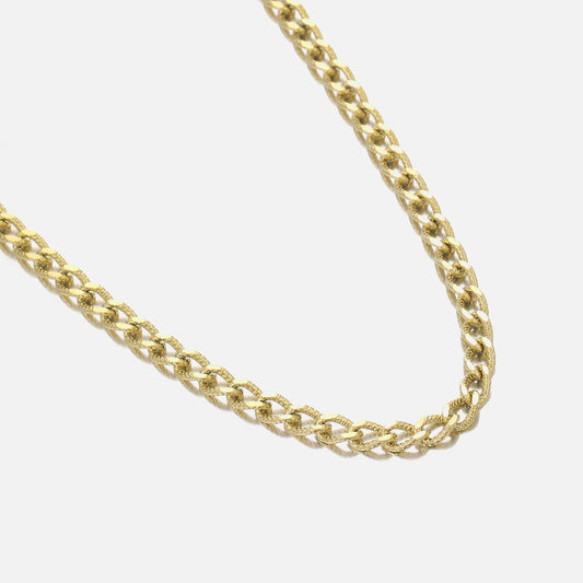 ''FANCY CUBAN" GOUDEN KETTING (6mm)