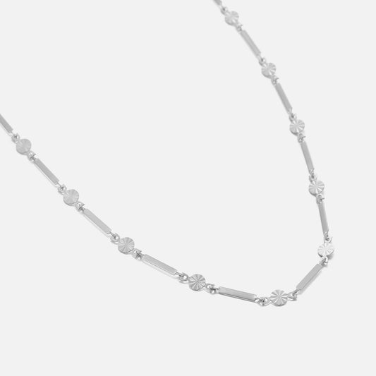 ''BLOCKCAIN'' ZILVEREN KETTING