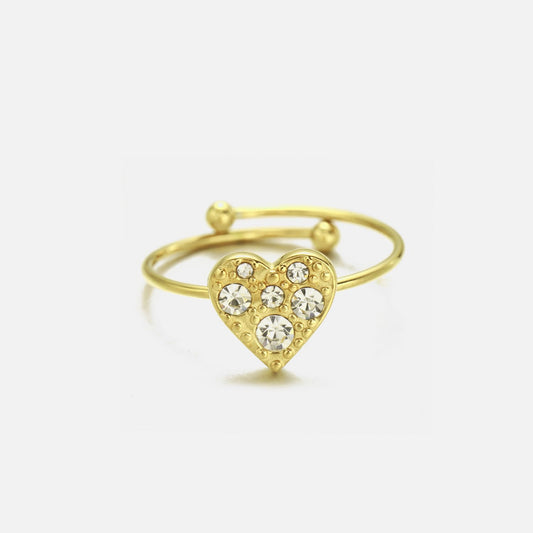 ''DIAMOND HART" GOUDEN RING