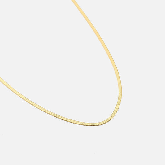'PLATTE KETTING'' GOUDEN KETTING (2,5mm)