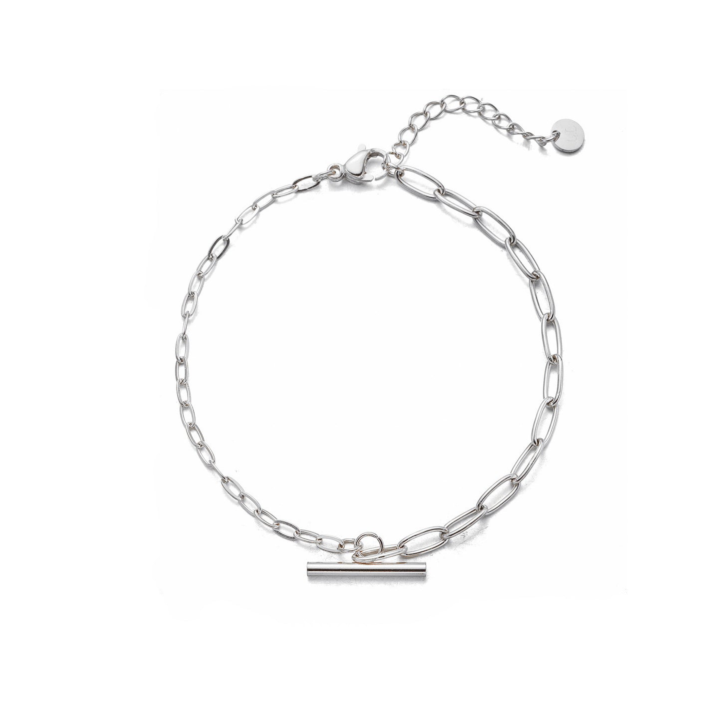 ''SCHAKELS'' ZILVEREN ARMBAND