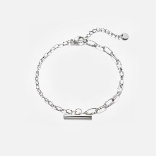 ''SCHAKELS'' ZILVEREN ARMBAND