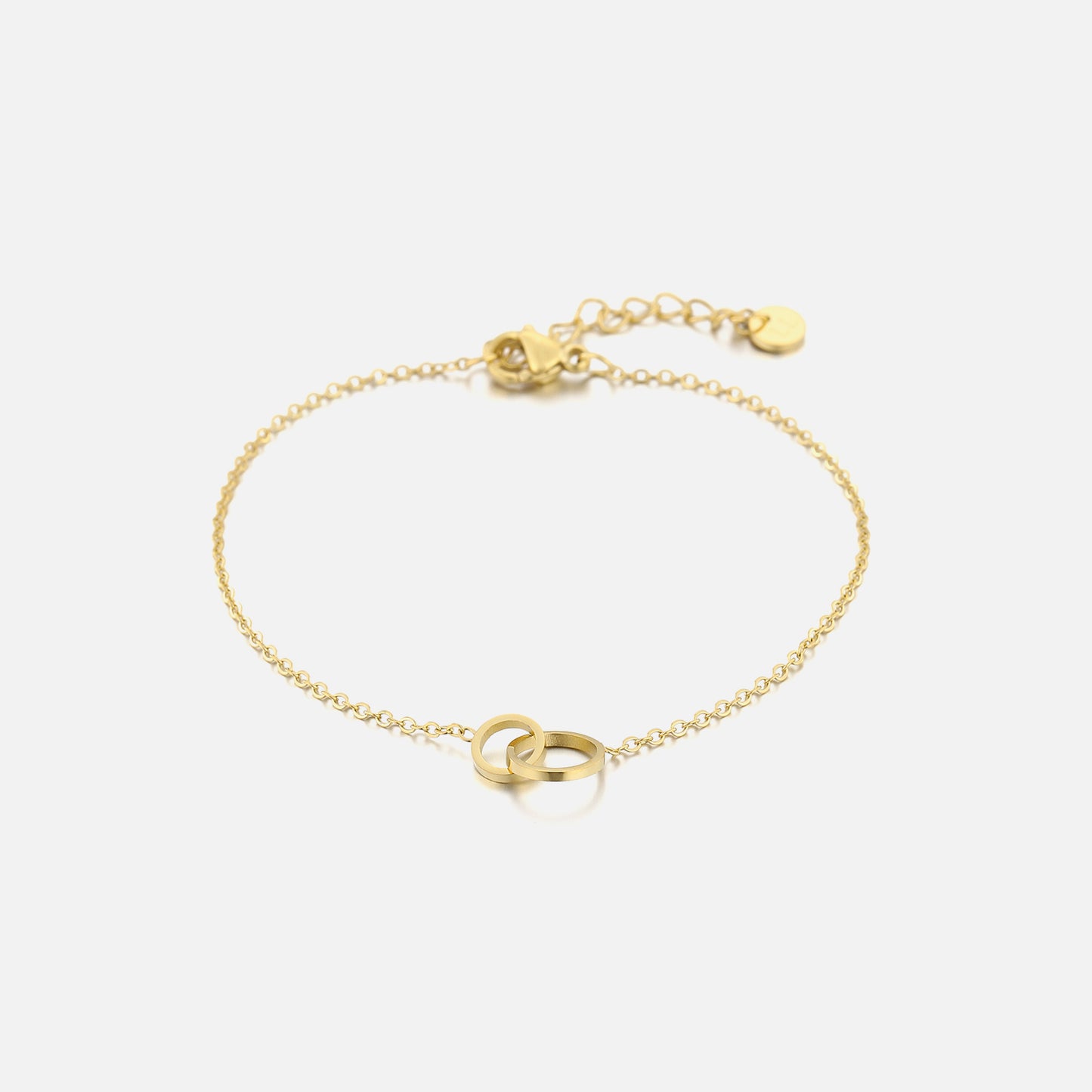 ''LOCKED'' GOUDEN ARMBAND