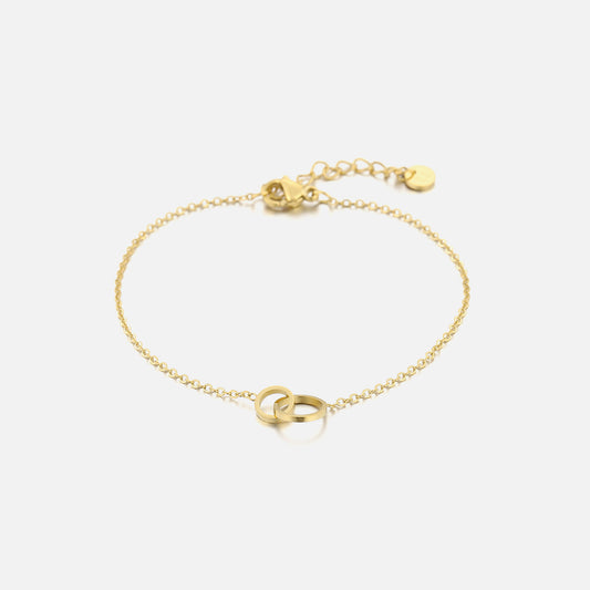 ''LOCKED'' GOUDEN ARMBAND