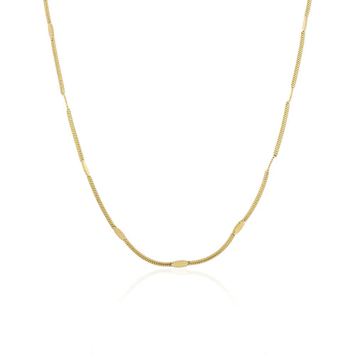 ''MOTIVE'' GOUDEN KETTING (THIN)