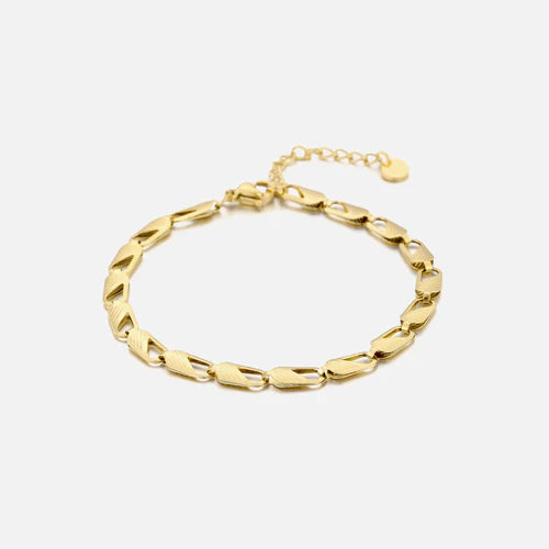 ''CLASSIS SCHAKEL'' GOUDEN ARMBAND