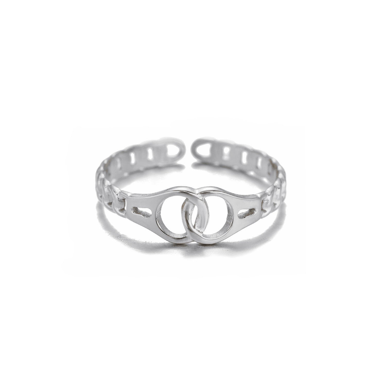''VERBONDEN"' ZILVEREN RING