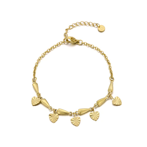 ''HART'' GOUDEN ARMBAND