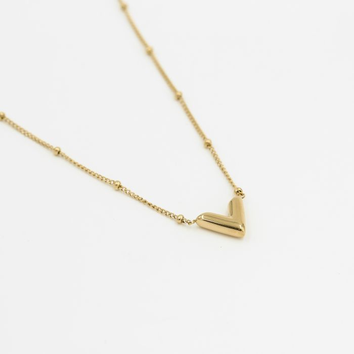 "V" GOUDEN KETTING